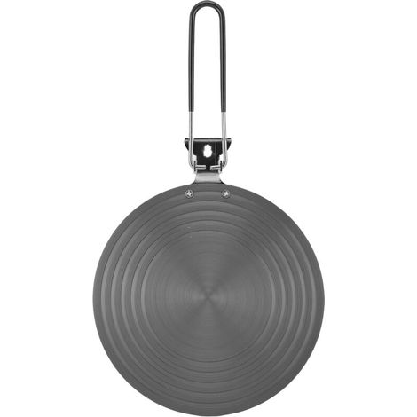 28 cm große Wärmeverteilungsplatte aus Aluminiumlegierung für Kocher, Flammenreduzierer mit abnehmbarem Griff, Schutz und Köchelfunktion.