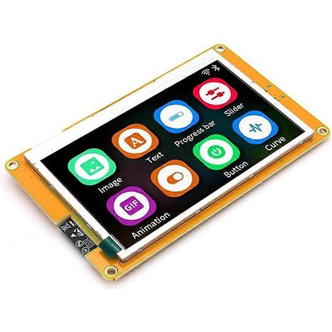 Module résistif ESP32 ILI9341 avec écran TFT 4,3 pouces (480 x 272 pixels), Bluetooth et Wi-Fi (ESP32-WROOM-1), sans fonction tactile. (1/4)