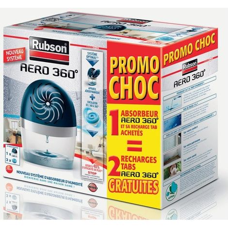 Rubson Aero 360° Luftentfeuchter transparent 20m²