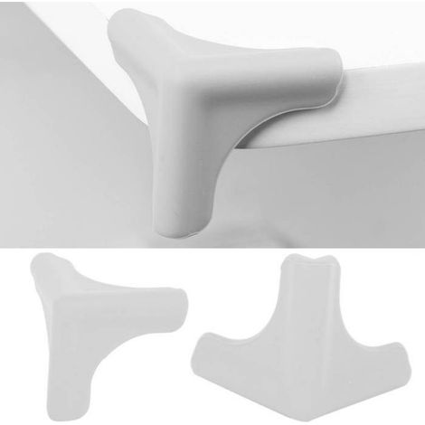 protections de bord 4 pièces/sac protections d'angle puericulture kit Hotte de cuisine anti-collision angle-gris (1/4)