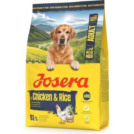 Poulet et riz Josera pour adultes, 3 kg