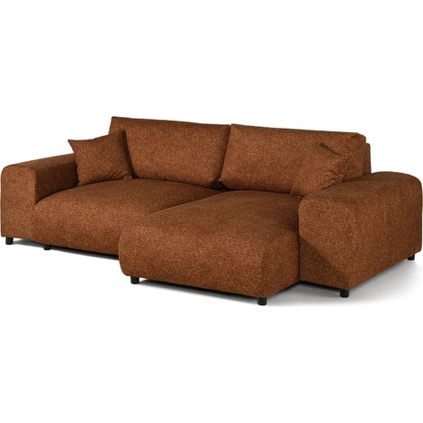 Ecksofa orange 237x144x79 cm teilmontiert SOFAS (1/3)