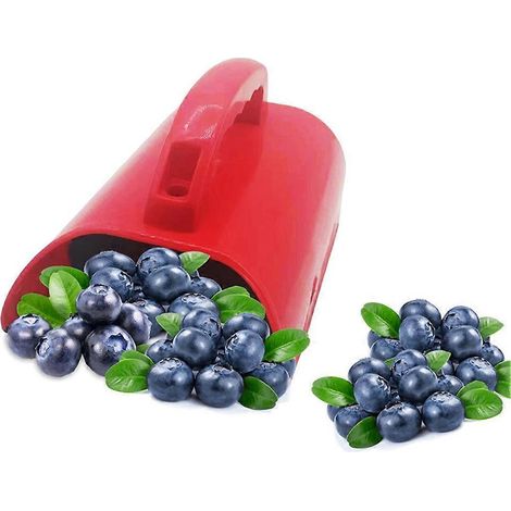 Cueille-myrtilles avec peigne en métal - Outil de récolte de baies portatif, ergonomique, pour une cueillette de fruits rapide et délicate dans les jardins et les vergers (1/5)