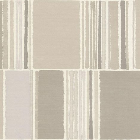 Rasch Contemporary Colour Blocks Grey Wallpaper Textured Paste The Wall Vinyl (1/4)