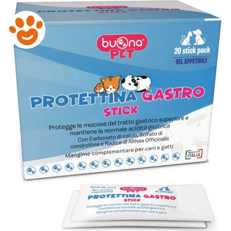 Buonapet Dog&Cat Protettina Gastro in Stick - Confezione 20 Stick -