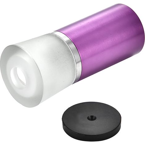 Loupe de précision Hearts & Arrows Gems pour la taille des diamants, grossissement 10X, visionneuse de bijoux (violette) (1/5)