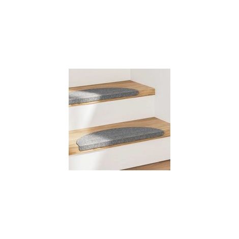 Treppenklebestreifen, 15er-Packung, 56 x 17 x 3 cm, grau - Crezuo (1/4)
