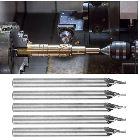 Fraise à spirale à une seule goujure pour machine de gravure CNC 3,17512 mm (1/5)