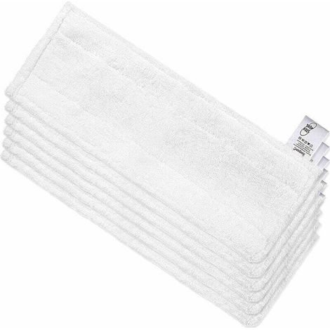Lingette pour Nettoyeur Vapeur Karcher Easyfix SC2 SC3 SC4 SC5 Chiffons Serpillières Bonnettes en Microfibre pour Karcher Easyfix SC Série (lingette blanche-10pcs) (1/5)