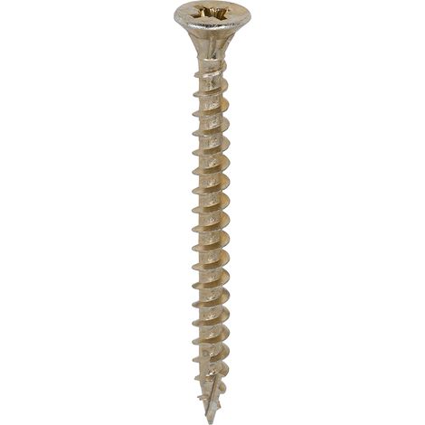 TIMCO C2 Strong-Fix Multi-Purpose Premium Countersunk Gold Woodscrews - 6.0 x 70