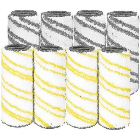 8 Piece Set Of Rollers Comptiable With Karcher Fc7 Fc5 Fc3 Fc3d Floor Cleaner (1/5)