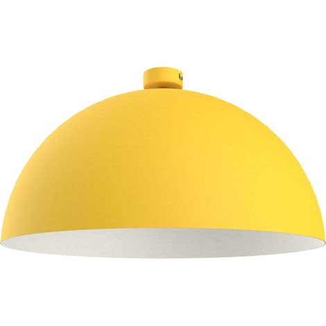 LUMICOM  CASSIS Plafoniera, 1XE27, max 42W, metallo, giallo/bianco, D60cm