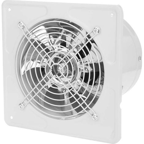 Ventilador de pared de 190 mm y 40 W fabricado en cobre blanco para baño, cocina y garaje – silencioso (1/5)