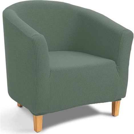 Housse de canapé jacquard vert haricot, housse de chaise de bain, rétractable