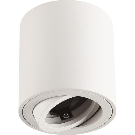 LED spots GU10 plafonniers plat orientable 230V en Saillie Cadre avec douille spot plafond éclairage de plafond aluminium rond blanc downlight luminaire plafonnier salle de bain,salon (1/5)