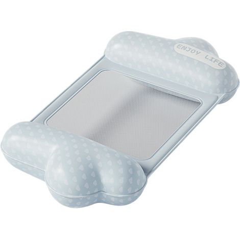 Matelas Flottant Pliable en Tissu Maillé – Chaise Longue Portative et Lit d’Eau pour Piscine, Accessoires Nautiques de Détente