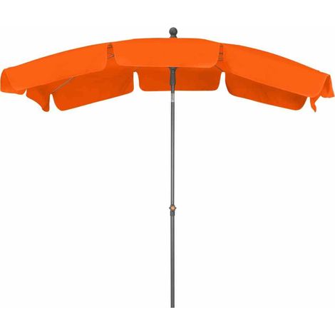 Parasol Base d'Acier/Polyester Terracotta/Anthracite 210 x 140 cm (1/5)
