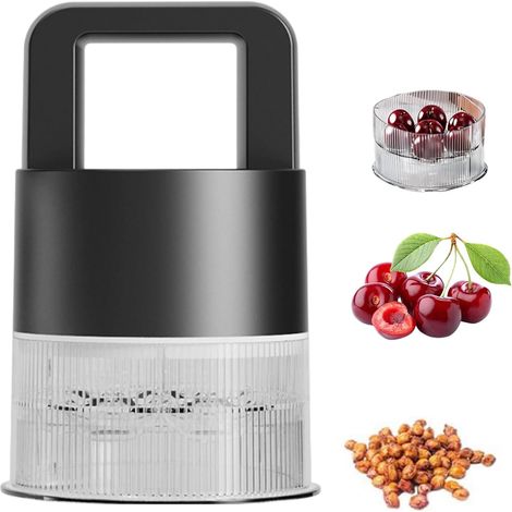 Dénoyauteur cerise rapide anti-éclaboussures pour confiture et cuisine. (1/5)