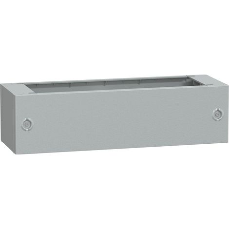 Zoccolo in poliestere tipo ZA per PLA/PLAT H200xL700xP320 RAL 7035 - NSYZA273G