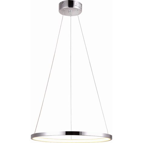 Lampada a sospensione LED Candellux LUNE Ø40 cromo (1/2)