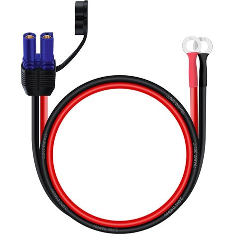 Cavo di prolunga da EC5 a O-ring 10 AWG con cappuccio impermeabile (0,5 m) (1/5)