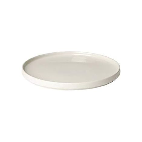 Plateau de pot de fleurs en céramique blanc de diamètre extérieur 13,8 cm adapté au bac de drainage des fleurs d'intérieur et d'extérieur, 1 pièce (1/5)