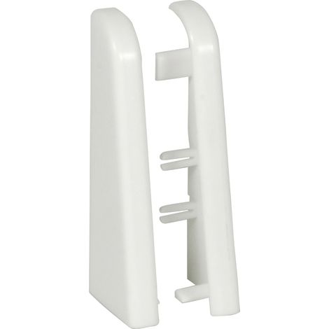 Neuhofer Endstück 10 x 20 x 60 mm weiß Leistenclips & -ecken