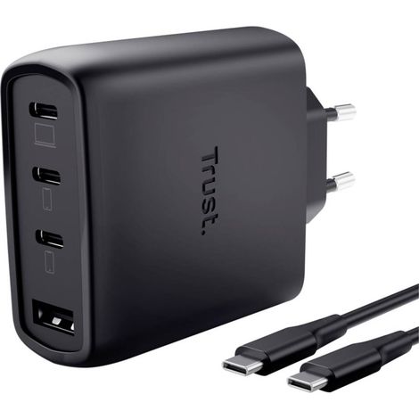 Trust Maxo Caricatore USB 65 W Nero GaN (1/4)