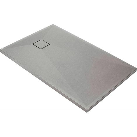 Deante Duschtasse Brodzik grau metallic 140x90 cm