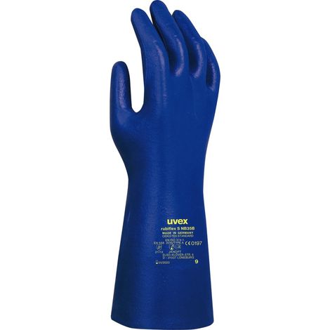 Chemikalien-Schutzhandschuh Rubiflex 35 . Gr. 7 VPE: 10 (1/2)