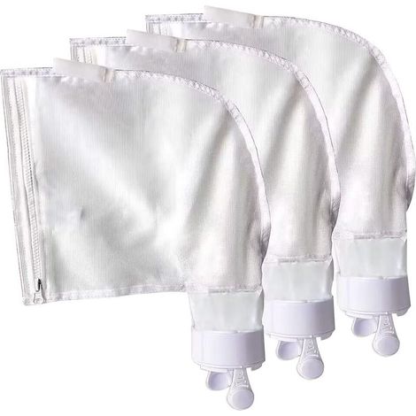 Bluedeer – Lot de 3 sacs de rechange compatibles Polaris 280 480 – Sacs en maille nylon avec fermeture éclair – Installation rapide et nettoyage facile (1/5)