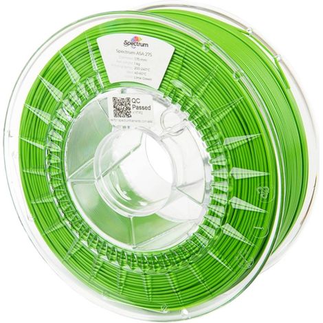 Spectrum Filaments 80303 ASA 275 LIME GREEN Filamento per stampante 3D ASA resistente ai raggi uv, resistente agli agen (1/2)