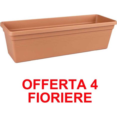 OFFERTA 4 FIORIERA GREEN BASICS TROUGH 50CM MILD TERRA ELHO