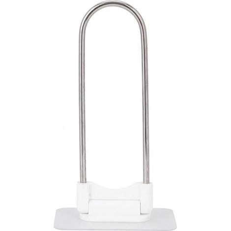 Kleiderbügelhalter – Aufbewahrungsregal – Platzsparend – Selbstklebend, U-förmig – 5,5 x 7,5 x 13,5 cm – Weiß (1/5)