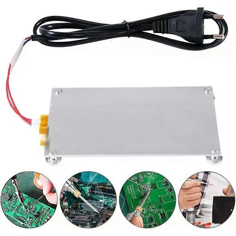 Plaque chauffante PTC 600 W H-002 220 V pour puce BGA, bille de soudure, extracteur de lampe LED en aluminium, station de soudage à courant constant (1/5)