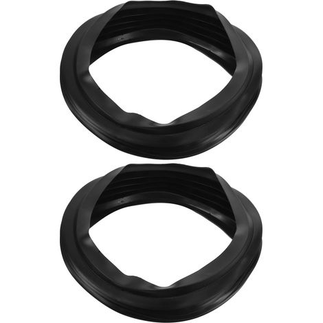 Joints d'étanchéité en caoutchouc réglables (lot de 2) pour bac à shampoing et accessoires pour lavabos en céramique de salon de coiffure (1/5)