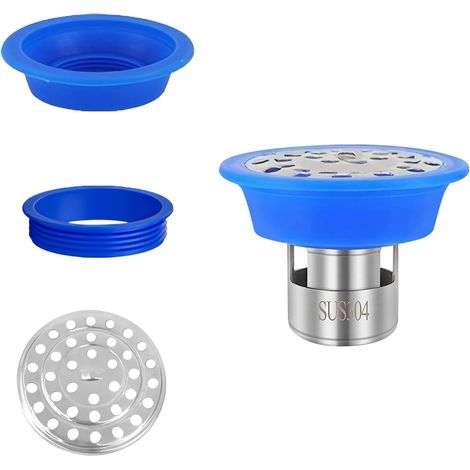 1 Pièces Anti Odeur pour Sol de Douche, Clapet Anti Odeur avec Filet Filtrant, Évacuation de la Douche, pour Tuyaux de 75mm de Diamètre (1/5)
