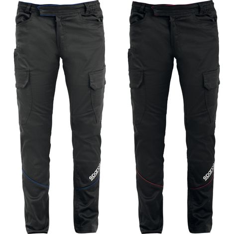 Pantalon SPARCO Basic Tech Trouser Boston negro 02400 talla s (1/5)