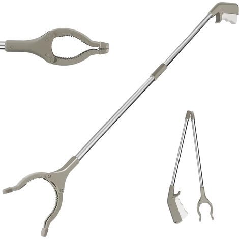 Herramientas de recolección de 83 cm, garra de recolección plegable, pinza de extensión plegable, para recolección de basura, recolección de desechos, desechos de jardín