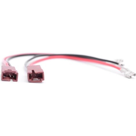2 Cables adaptateurs haut-parleur compatible avec Fiat Citroen Peugeot 99-06