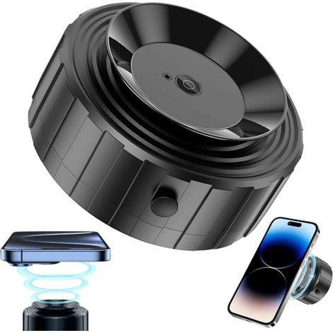 [NEVER USED] Magnetic Car Mount Suction Cup Holder Strong Suction 360° Rotation for Screen/Glass/Mirror/Smooth Surface (1/4)