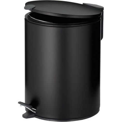 Poubelle 5 L Noire - Mats - Kela