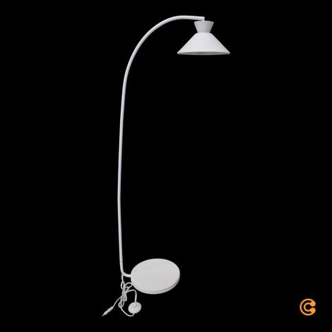 [GEBRAUCHT] B-Ware Nordlux Stehleuchte Lampe Dial weiß schwenkbarer Kopf E27 mit Schalter 150cm417 (1/2)