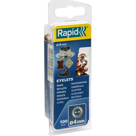 Rapid 5000409 Occhielli Rapid Ø4 mm, multicolore (1/7)