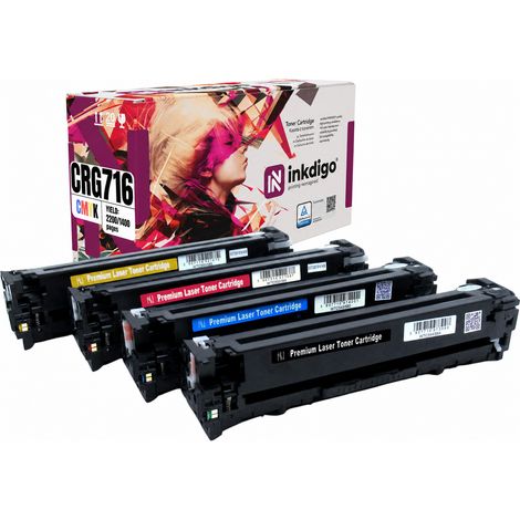 Inkdigo Toner CRG716 kompatibel mit Canon imageCLASS MF8050cn LBP5050 TÜV-zertifiziert (1/5)