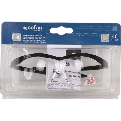 Gafas de Seguridad Modelo Eyes 2000 con protección UV UNE-EN 166F 11000023BL (1/5)