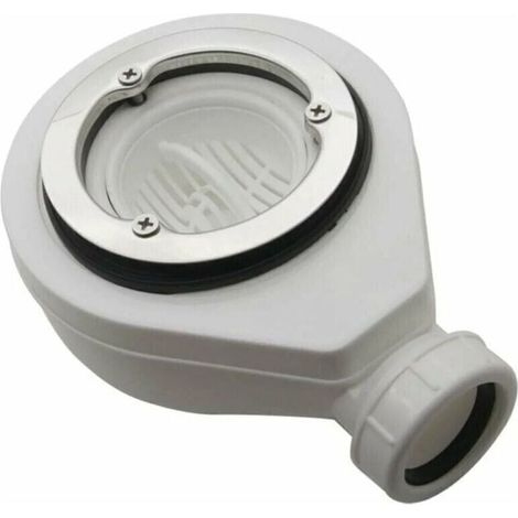 Bonde horizontale sans capot Ø90 DONA pour receveurs de douche, Ensoleillé,Bonde horizontale sans (1/4)