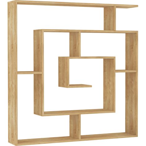 Étagère labyrinthe. Couleur Safir. (Hauteur 129 cm/Largeur 125 cm/Profondeur 32 cm) (1/4)
