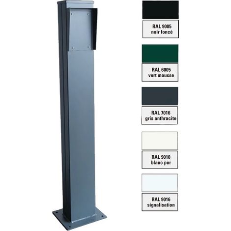 Borne droite pour clavier ou lecteur BORN120 - Soone - Vert mousse - ral 6005