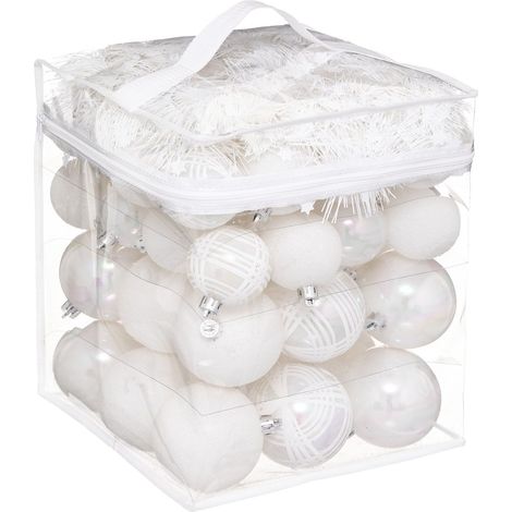Coffret 52 pièces de décoration pour sapin de Noël (1/5)